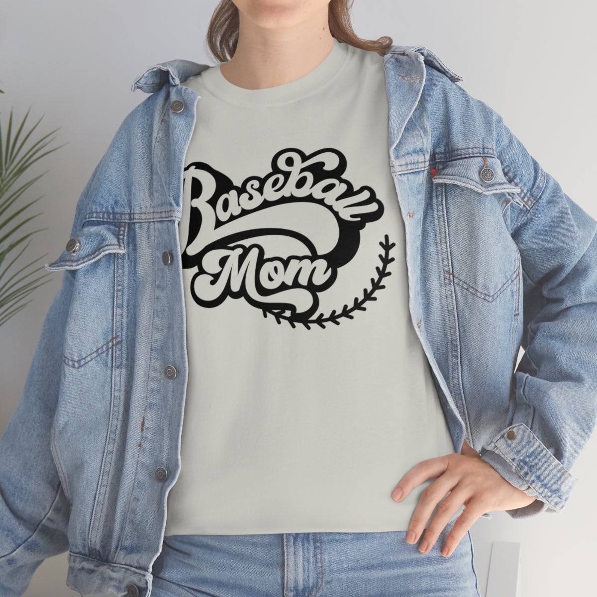 "Baseball Mom" Unisex Heavy Cotton Tee