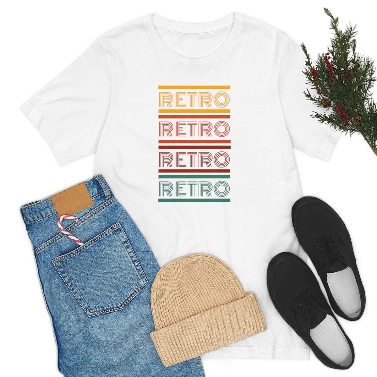 Retro Unisex Jersey Short Sleeve Tee