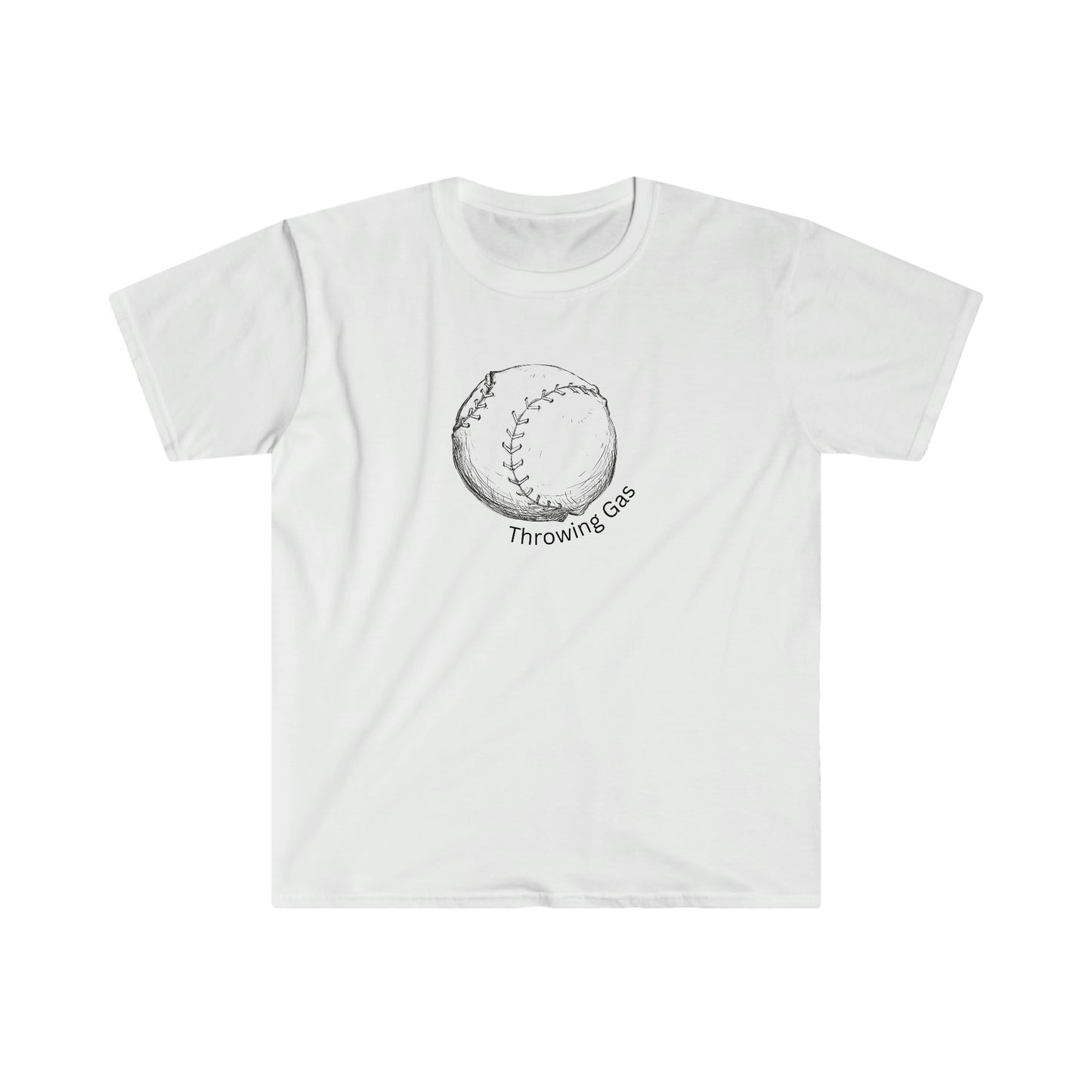 "Throwing Gas" Unisex Softstyle T-Shirt