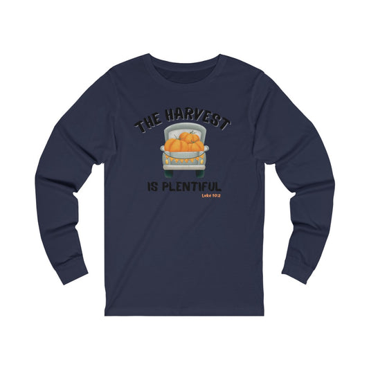 The Harvest is Plentiful Unisex Jersey Long Sleeve Tee