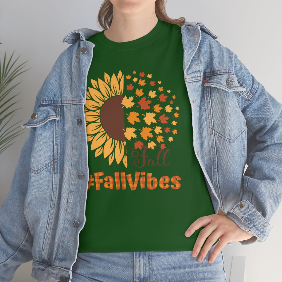 "#FallVibes" Unisex Heavy Cotton Tee