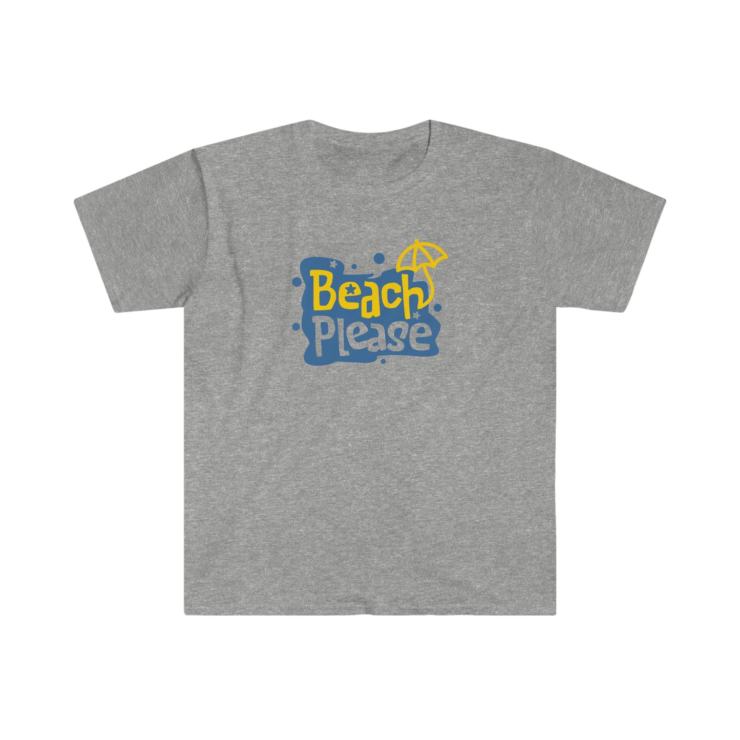 "Beach Please" Unisex Softstyle T-Shirt