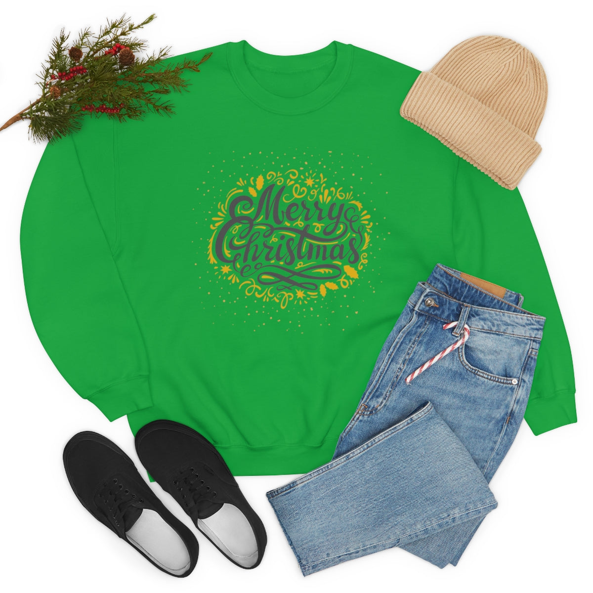 "Merry Christmas" Unisex Heavy Blend™ Crewneck Sweatshirt