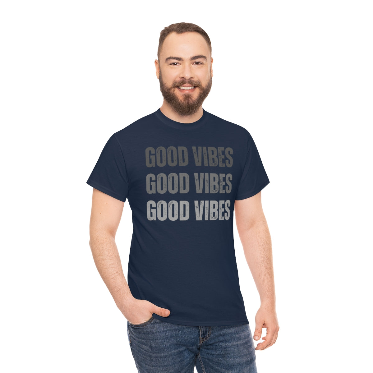 "Triple Good Vibes" Unisex Heavy Cotton Tee
