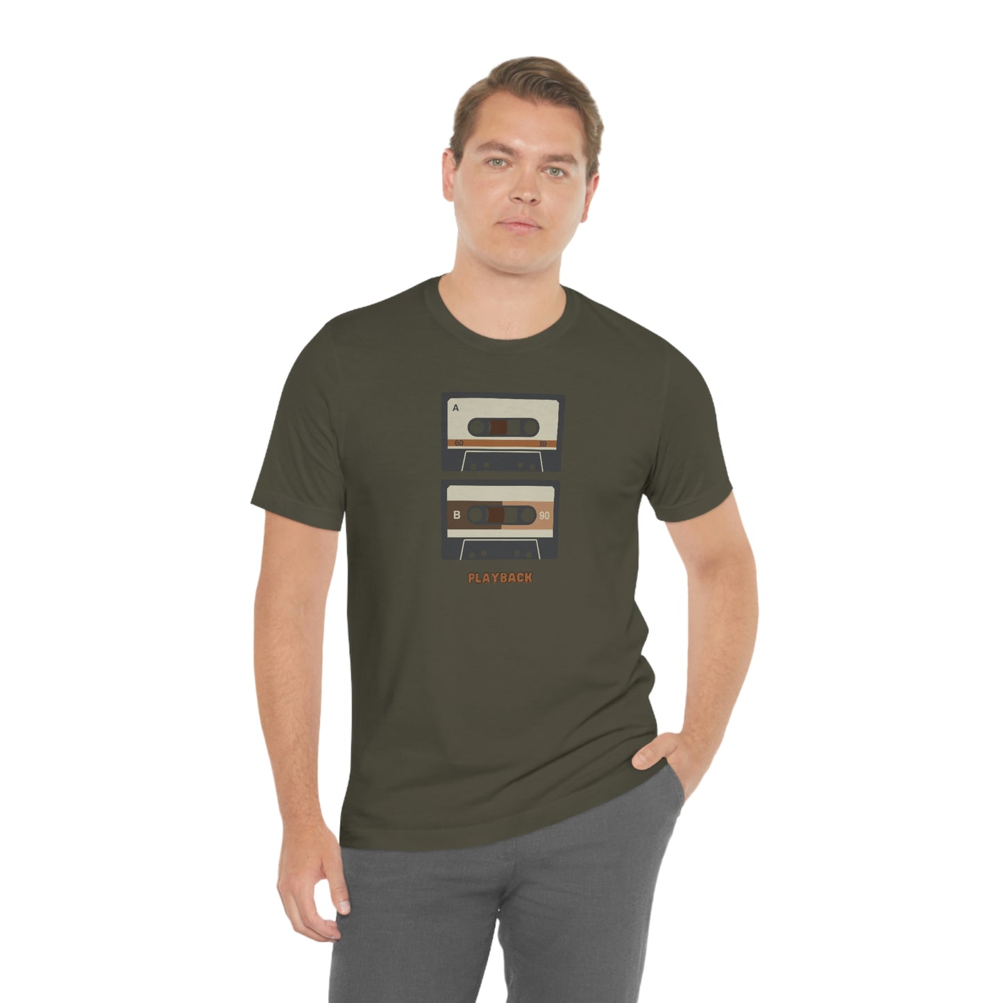 "Playback" Unisex Jersey Short Sleeve Tee