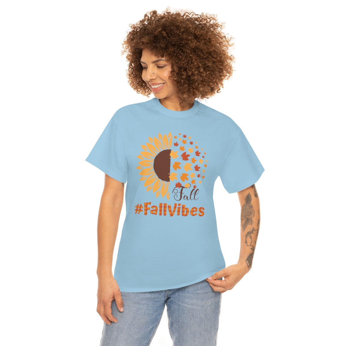 "#FallVibes" Unisex Heavy Cotton Tee