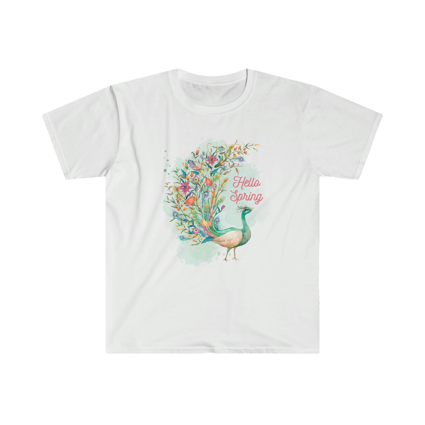 "Hello Spring" Unisex Softstyle T-Shirt