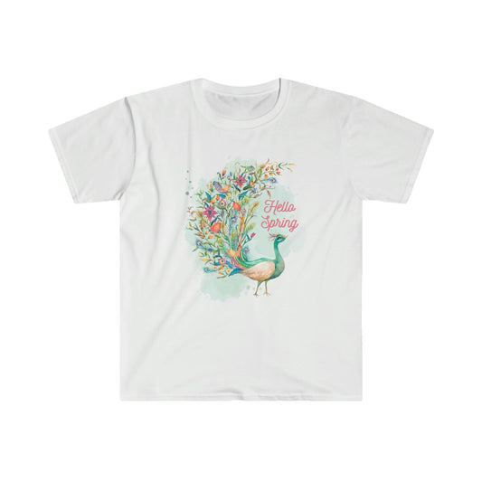 "Hello Spring" Unisex Softstyle T-Shirt