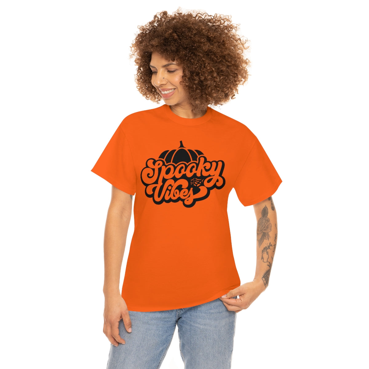 "Spooky Vibes" Unisex Heavy Cotton Tee