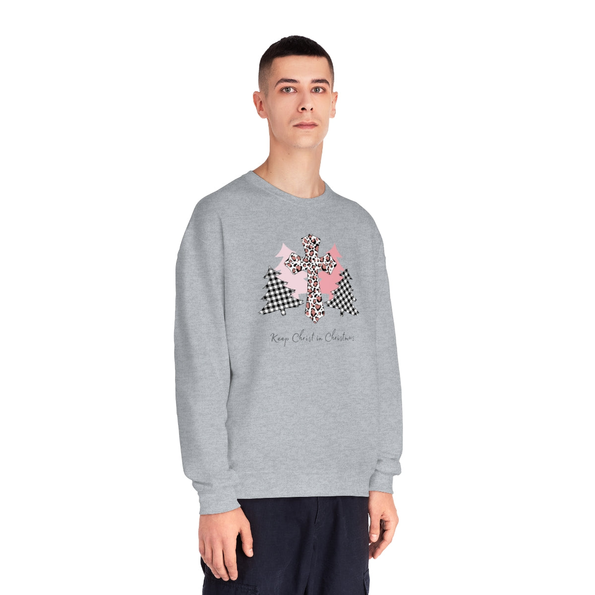 "Keep Christ in Christmas" Unisex NuBlend® Crewneck Sweatshirt