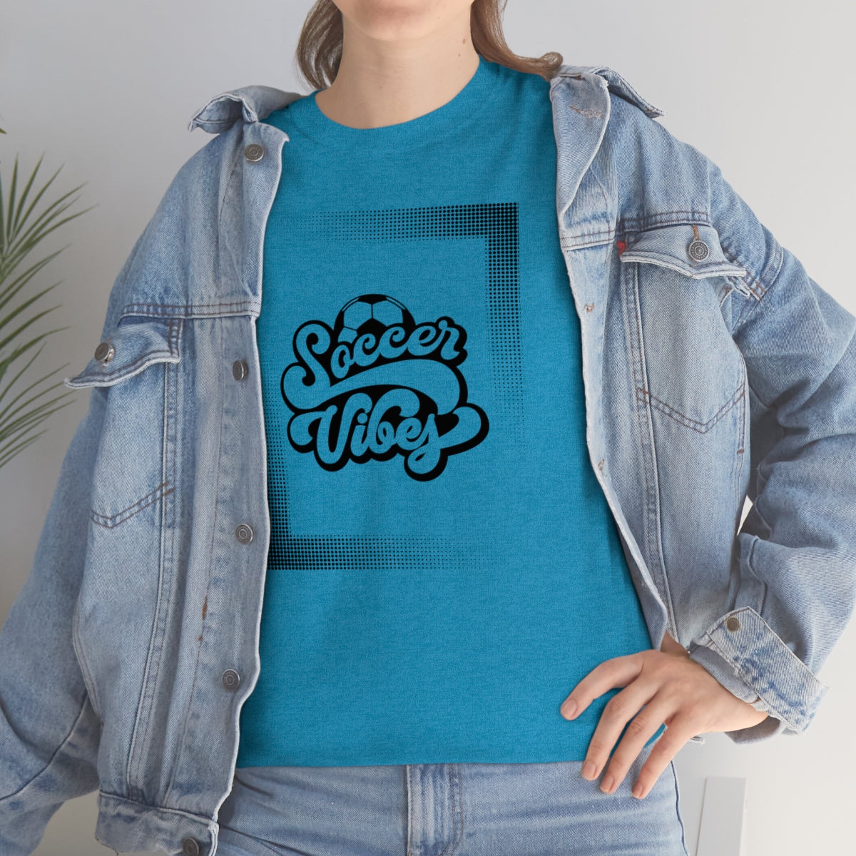 "Soccer Vibes" Unisex Heavy Cotton Tee