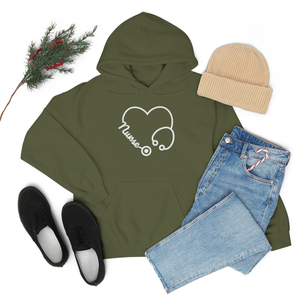 "Nurse" Unisex Heavy Blend™ Hooded Sweatshirt