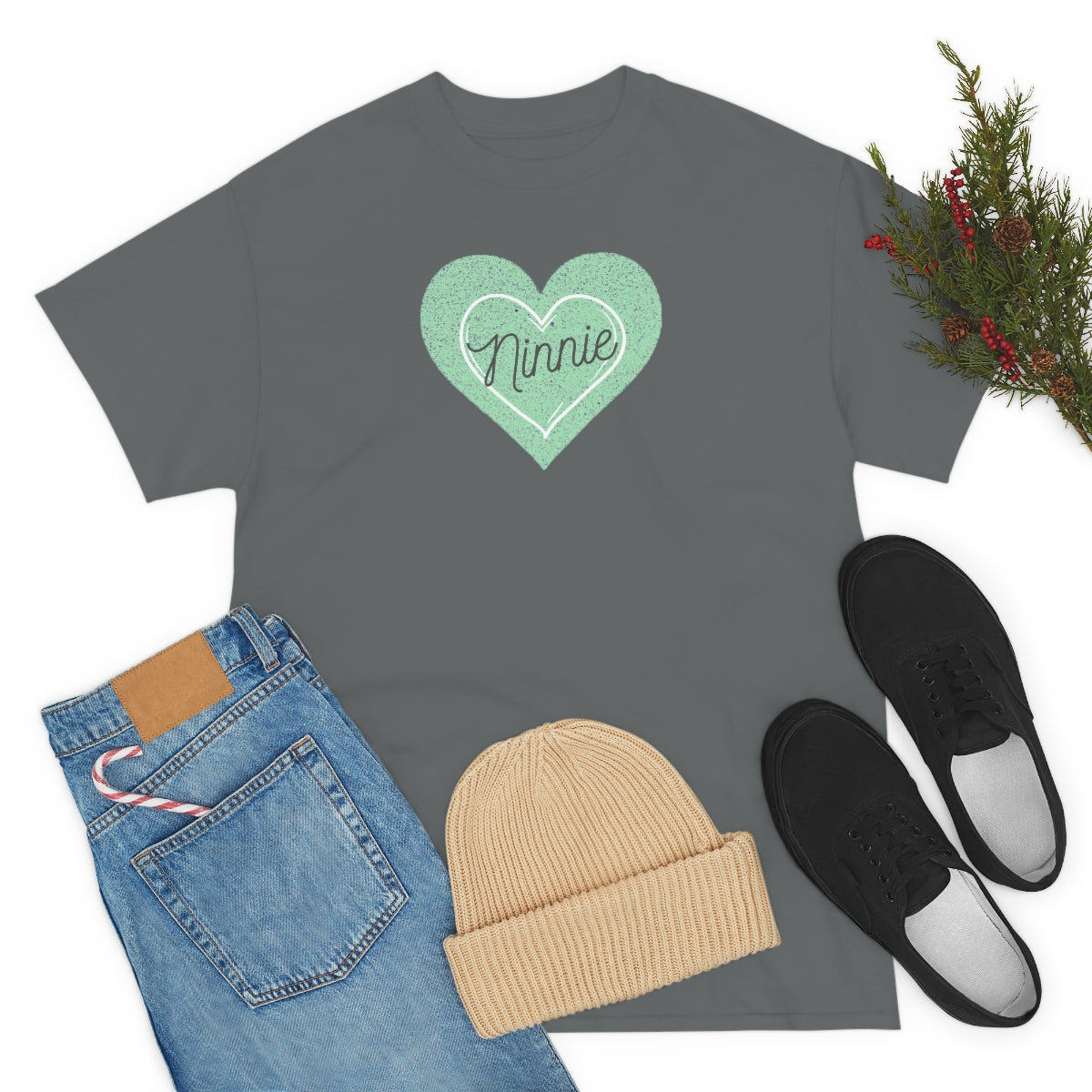 "Ninnie" Unisex Heavy Cotton Tee