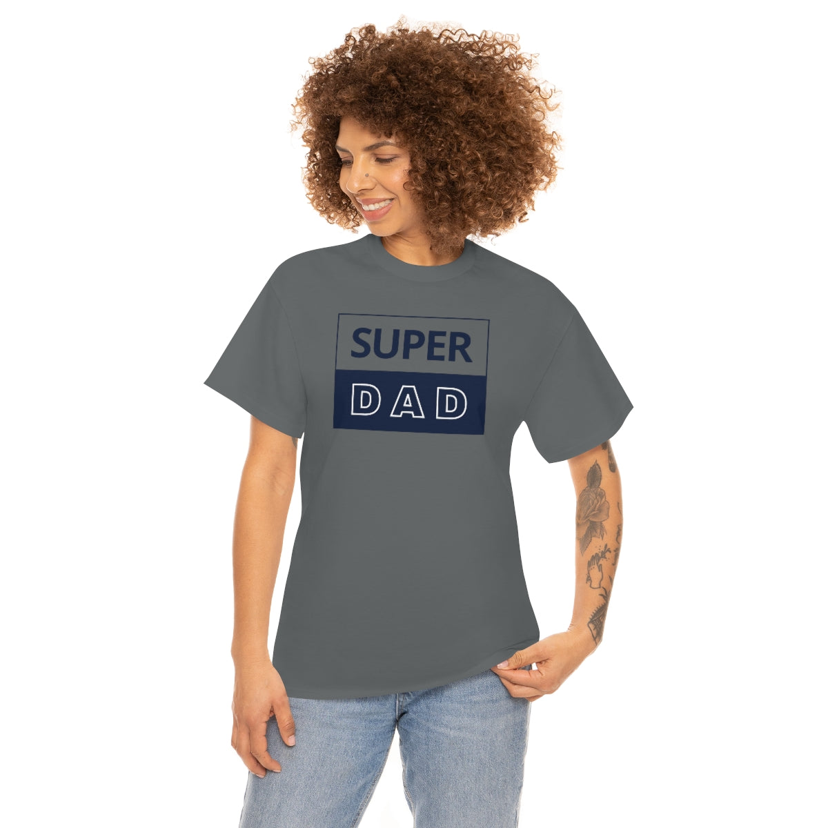 "Super Dad" Unisex Heavy Cotton Tee