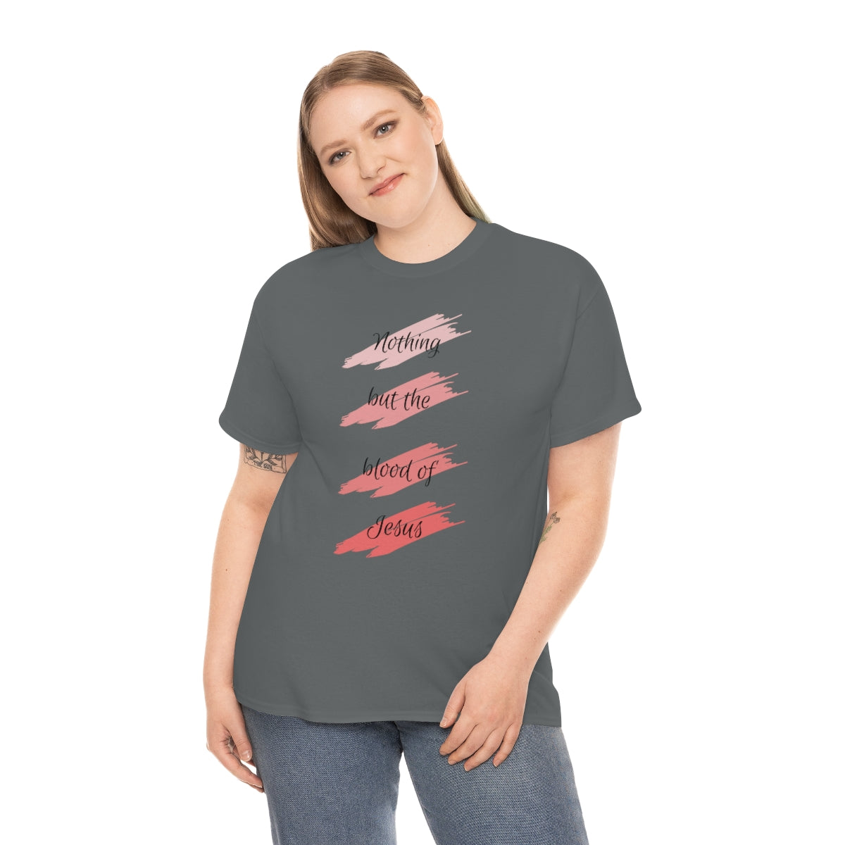 "Nothing But the Blood" Unisex Heavy Cotton Tee