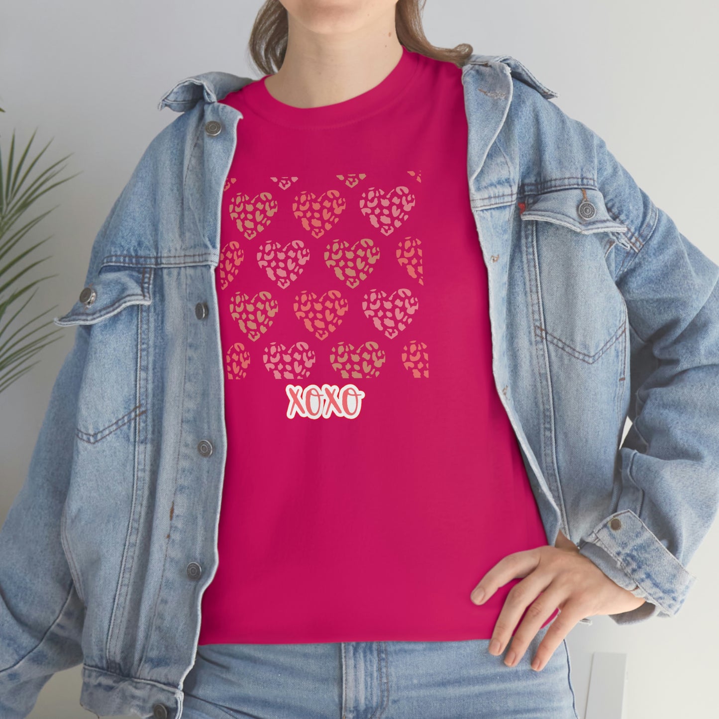 "XOXO Hearts" Unisex Heavy Cotton Tee