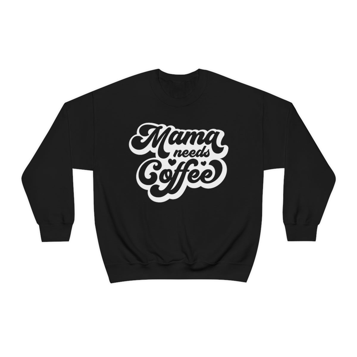 "Mama Needs Coffee" Unisex Heavy Blend™ Crewneck Sweatshirt