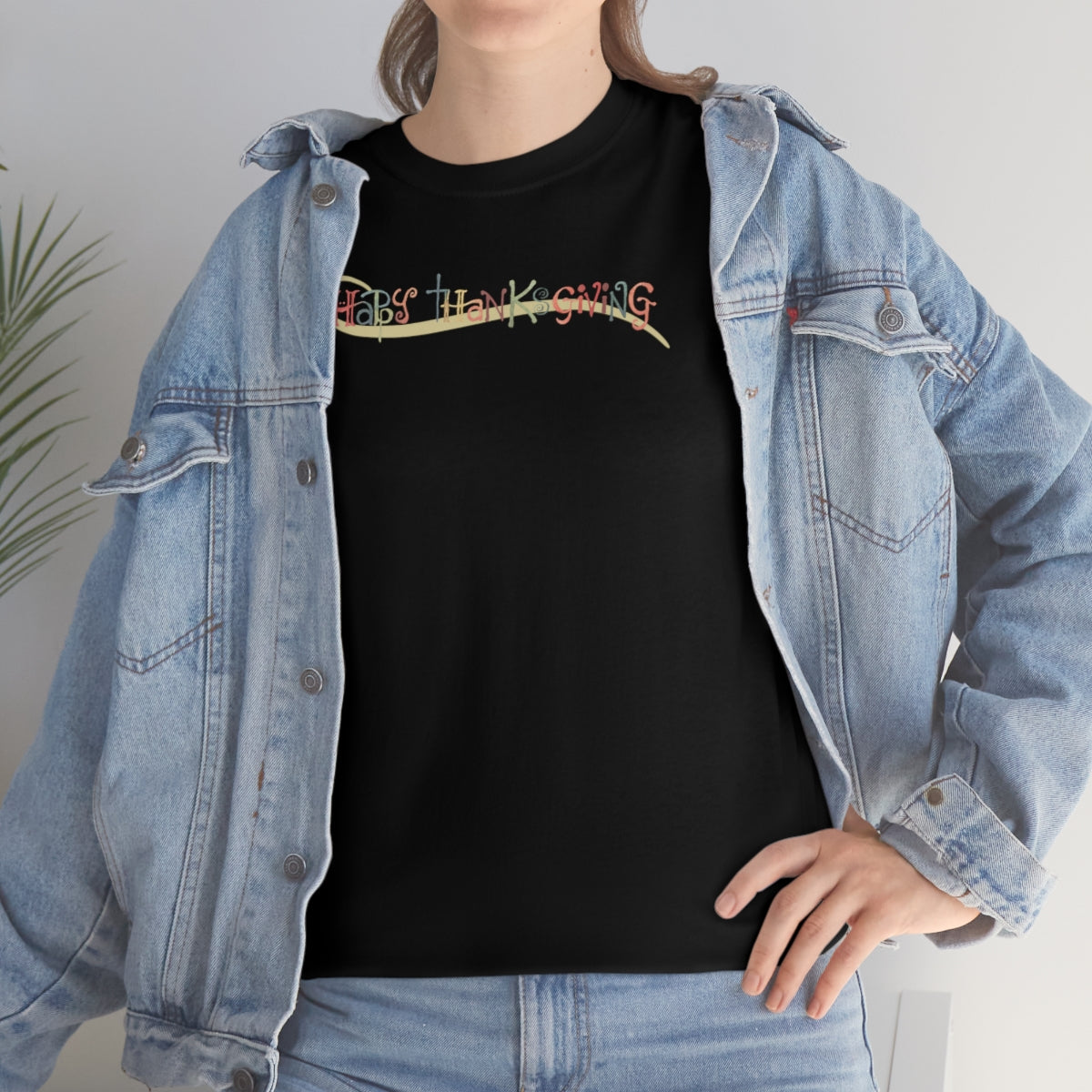 "Happy Thanksgiving" Unisex Heavy Cotton Tee
