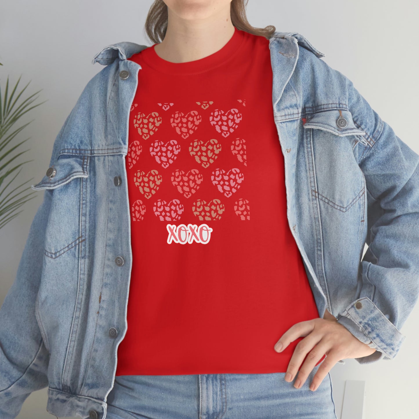 "XOXO Hearts" Unisex Heavy Cotton Tee