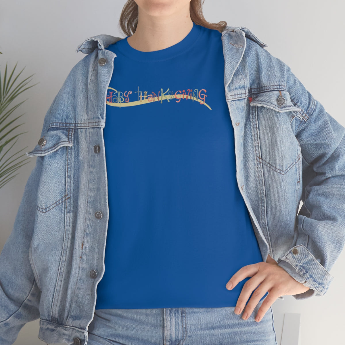 "Happy Thanksgiving" Unisex Heavy Cotton Tee