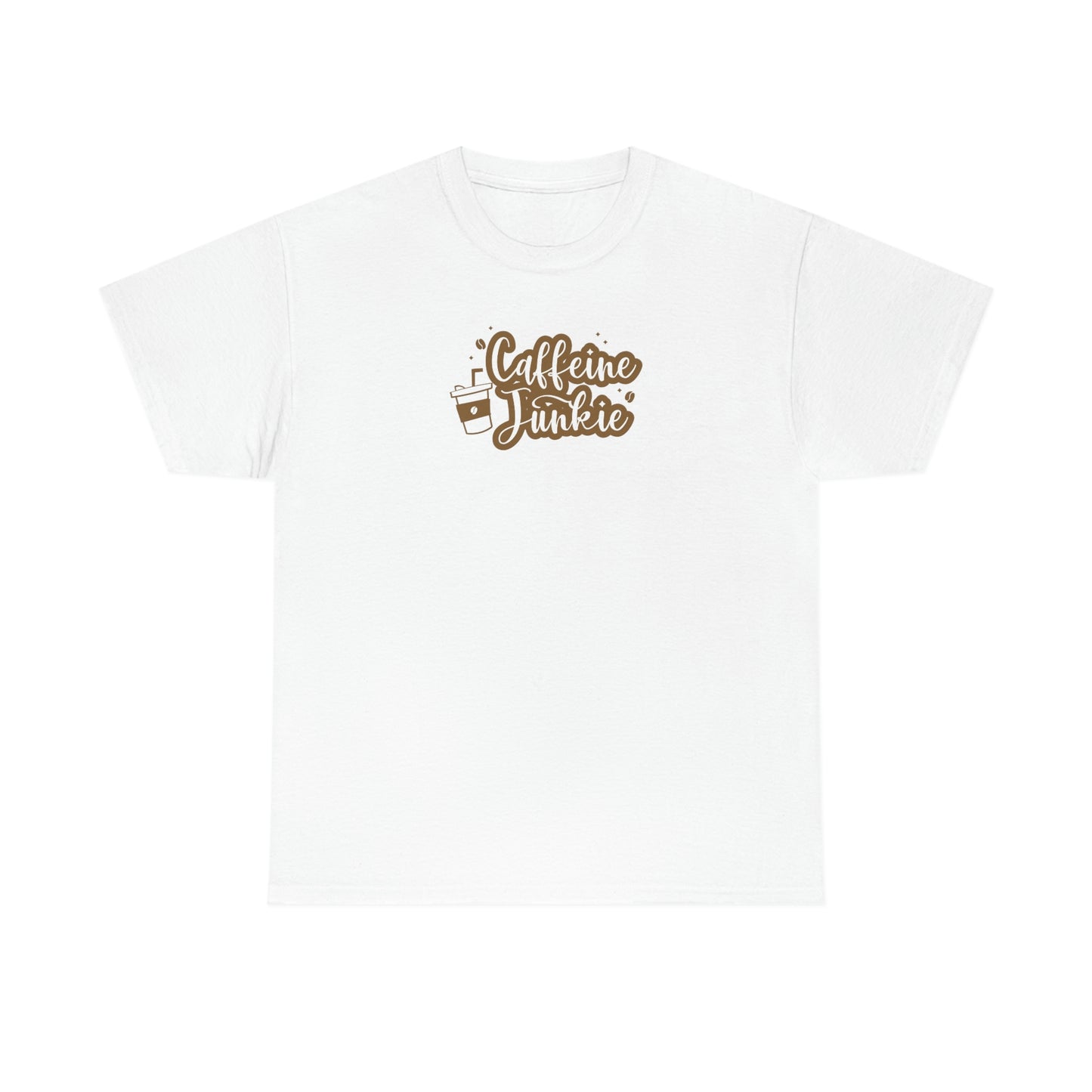 "Caffeine Junkie" Unisex Heavy Cotton Tee