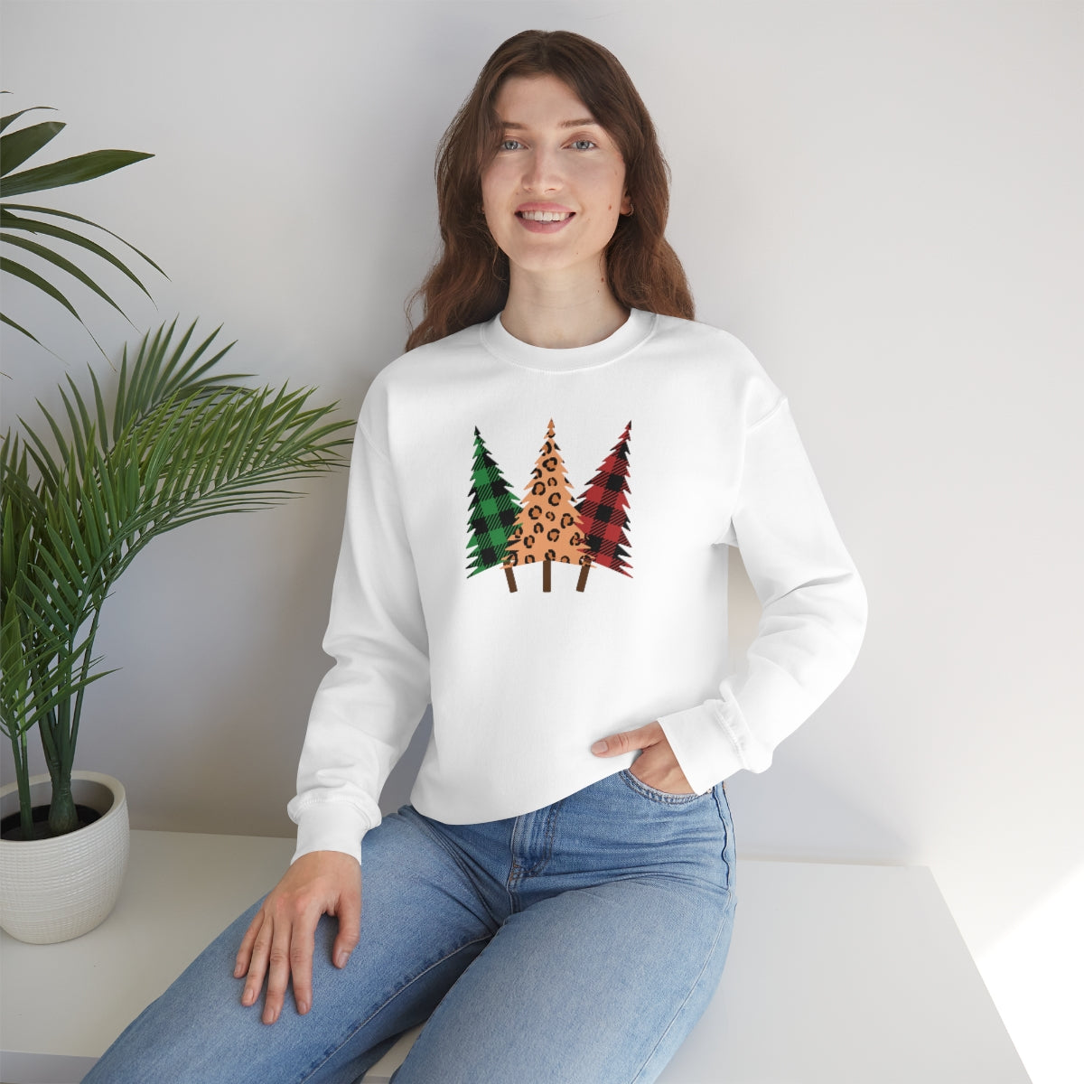 "Christmas Trees" Unisex Heavy Blend™ Crewneck Sweatshirt