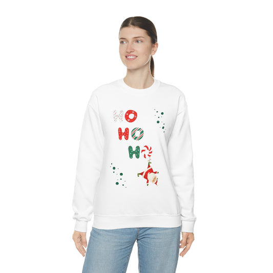 "Ho Ho Ho" Unisex Heavy Blend™ Crewneck Sweatshirt