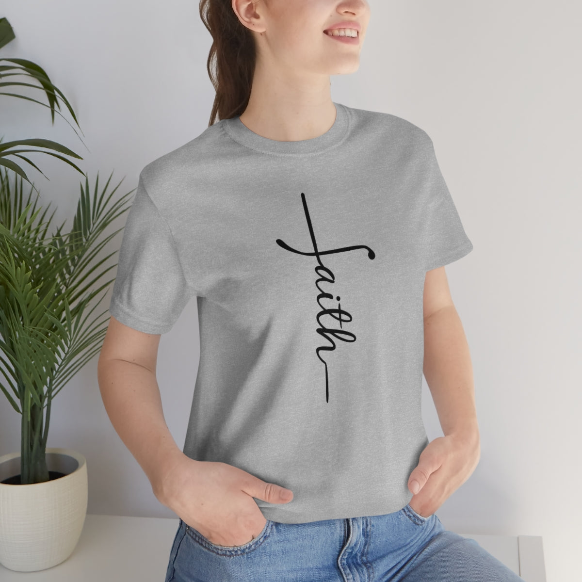 "Faith" Unisex Jersey Short Sleeve Tee