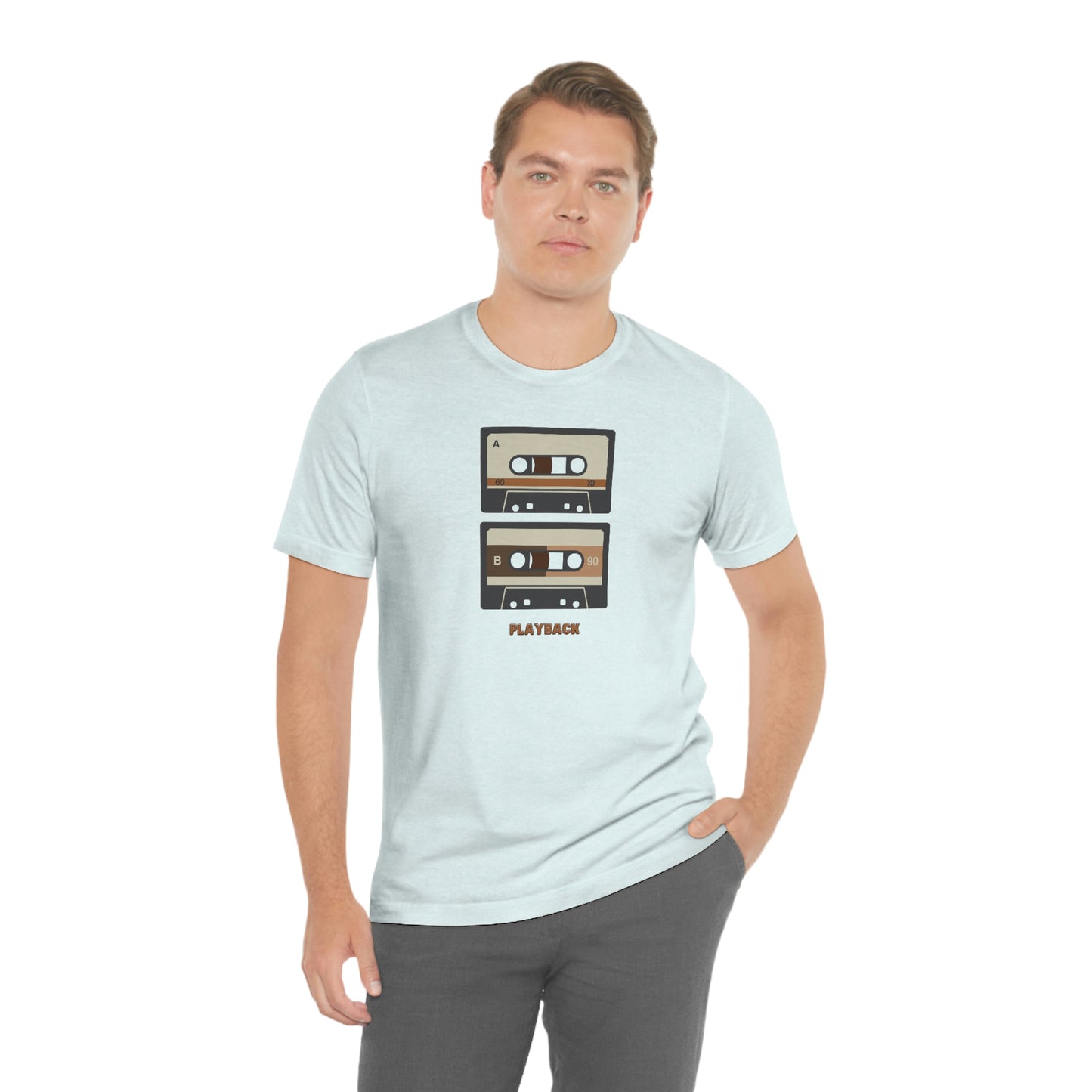 "Playback" Unisex Jersey Short Sleeve Tee