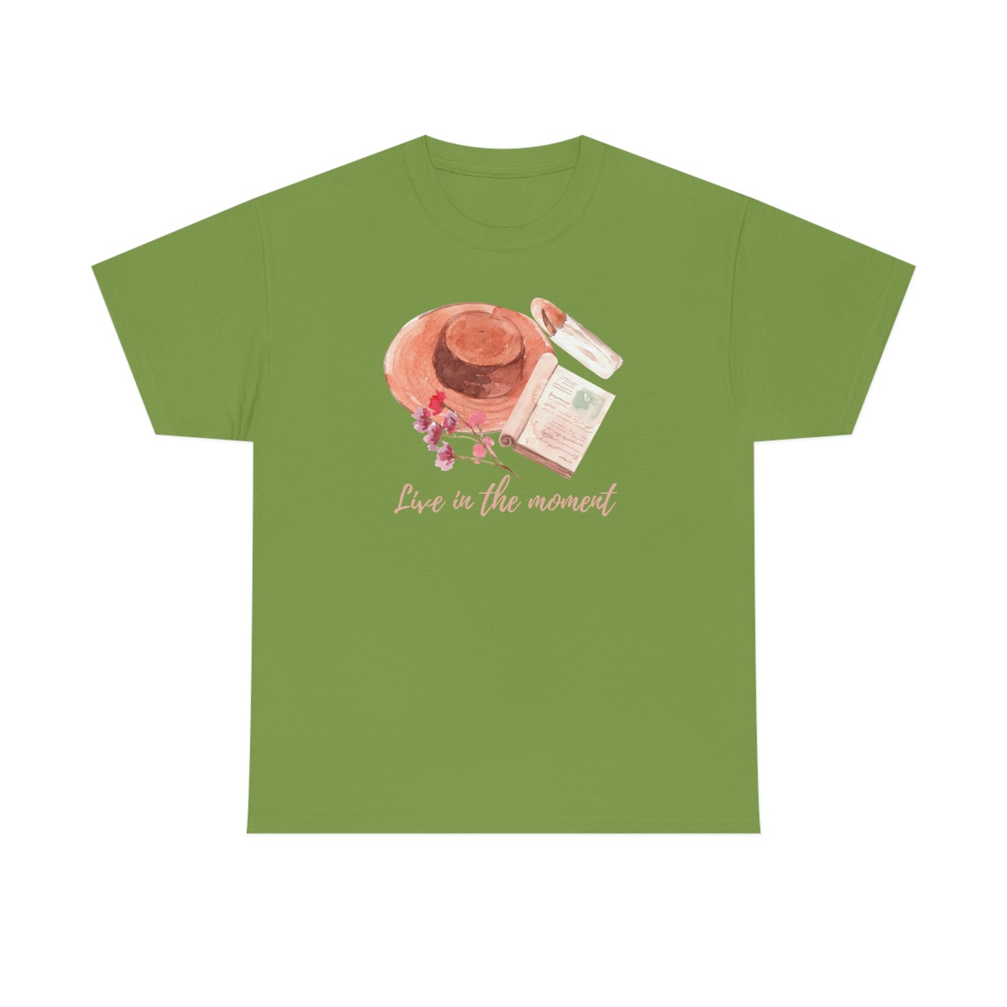 "Live in the Moment" Unisex Heavy Cotton Tee