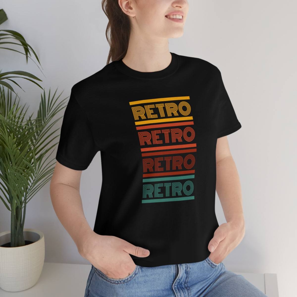 Retro Unisex Jersey Short Sleeve Tee