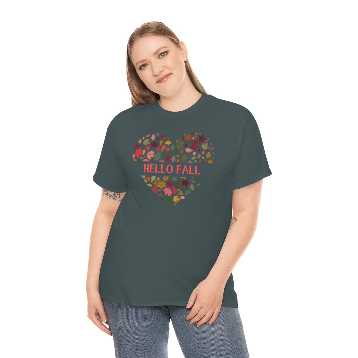 Hello Fall Unisex Heavy Cotton Tee