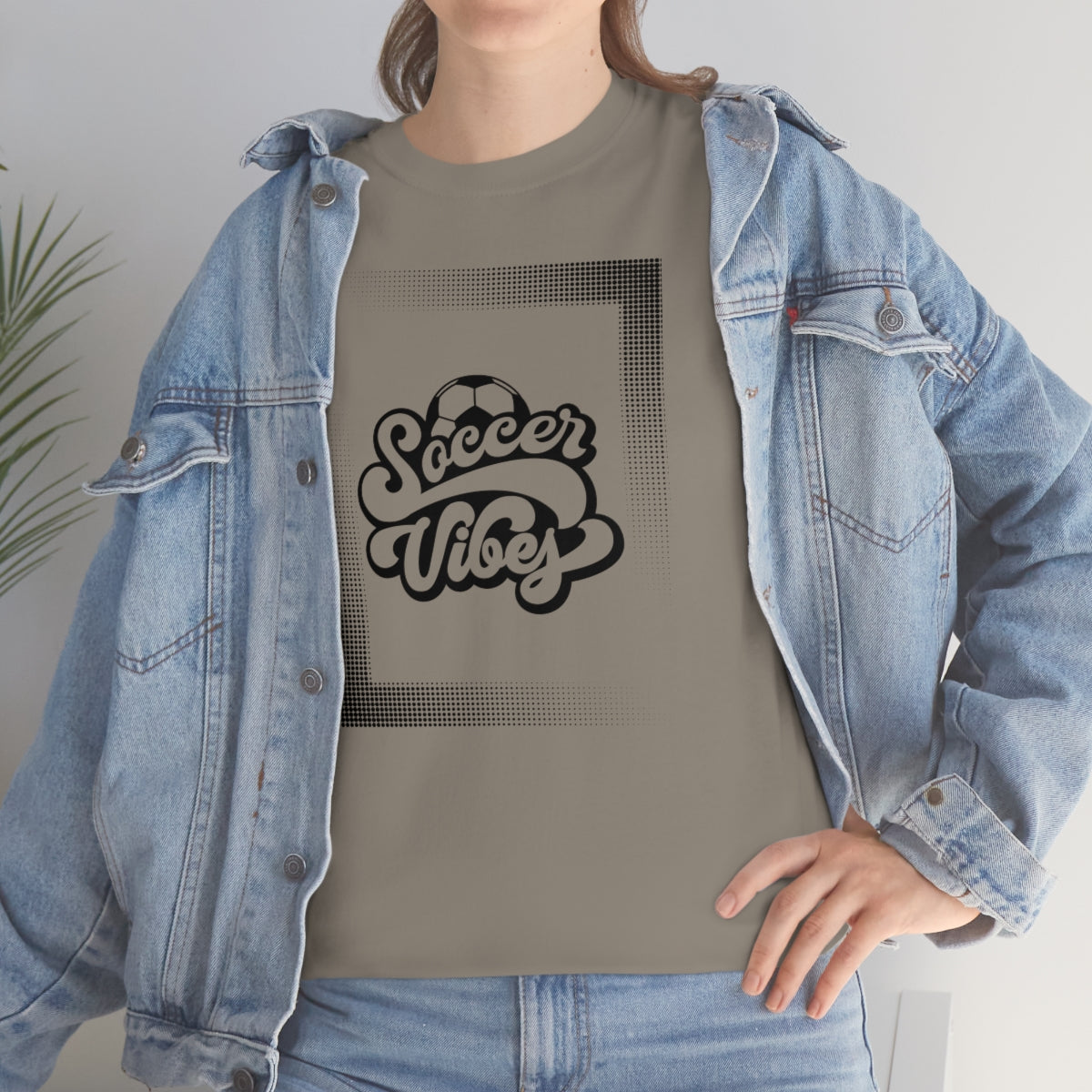 "Soccer Vibes" Unisex Heavy Cotton Tee