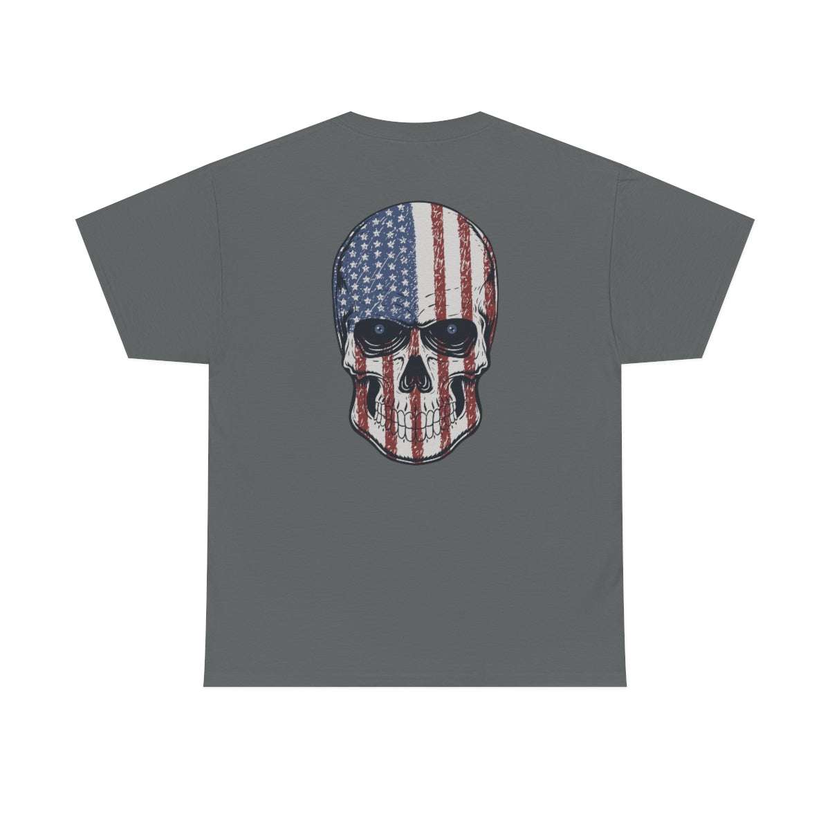 "Flag Skull" Unisex Heavy Cotton Tee
