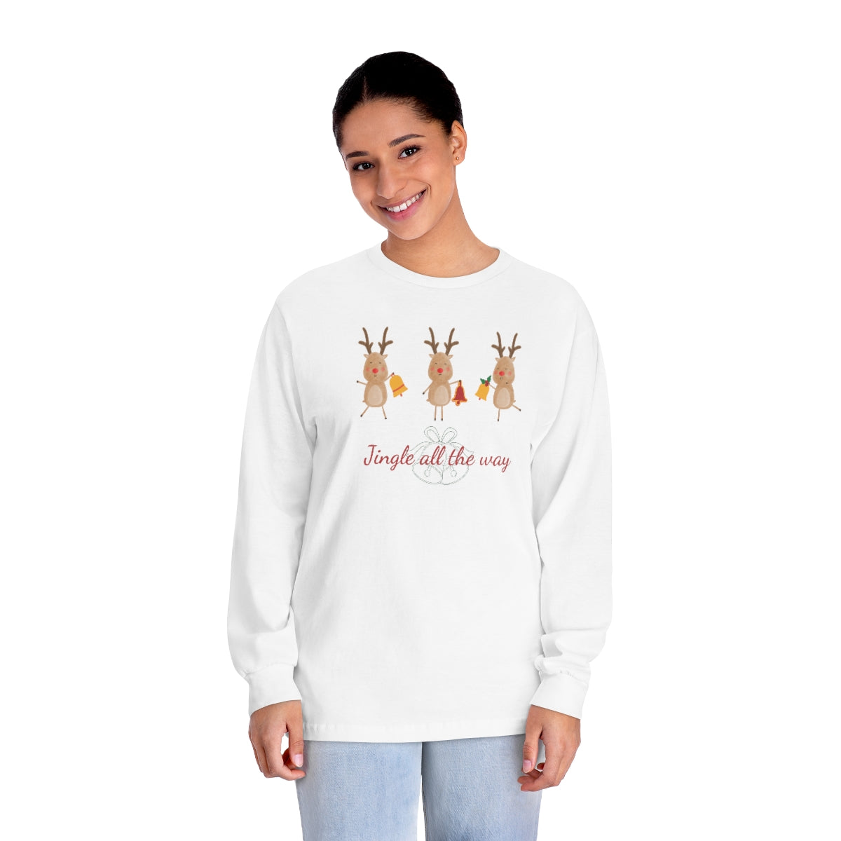 "Jingle All The Way" Unisex Classic Long Sleeve T-Shirt