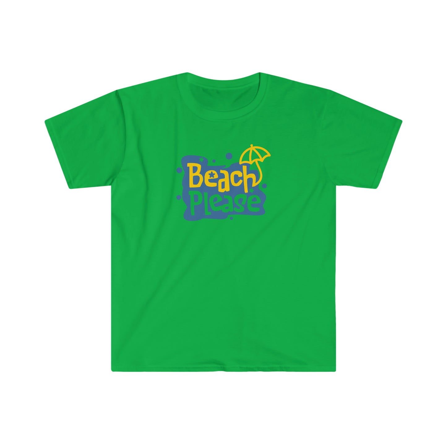 "Beach Please" Unisex Softstyle T-Shirt