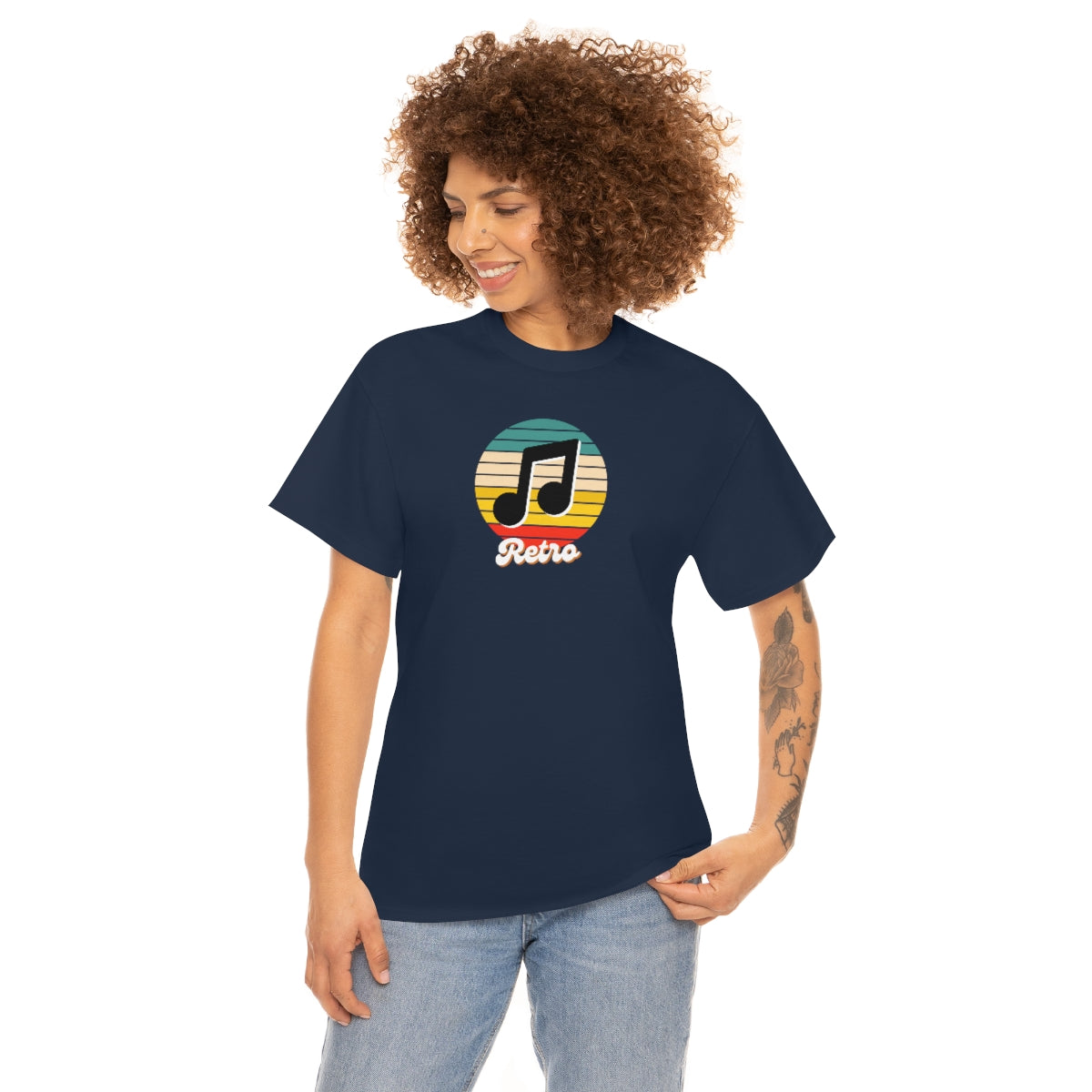 "Retro" Unisex Heavy Cotton Tee