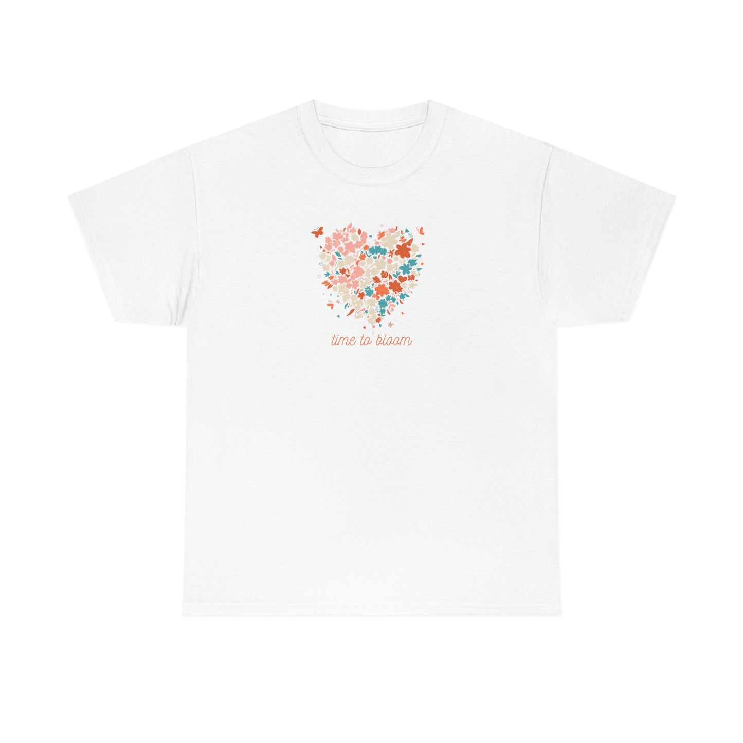"Time to Bloom" Unisex Heavy Cotton Tee