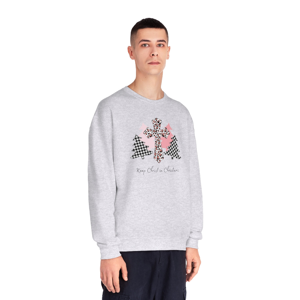 "Keep Christ in Christmas" Unisex NuBlend® Crewneck Sweatshirt