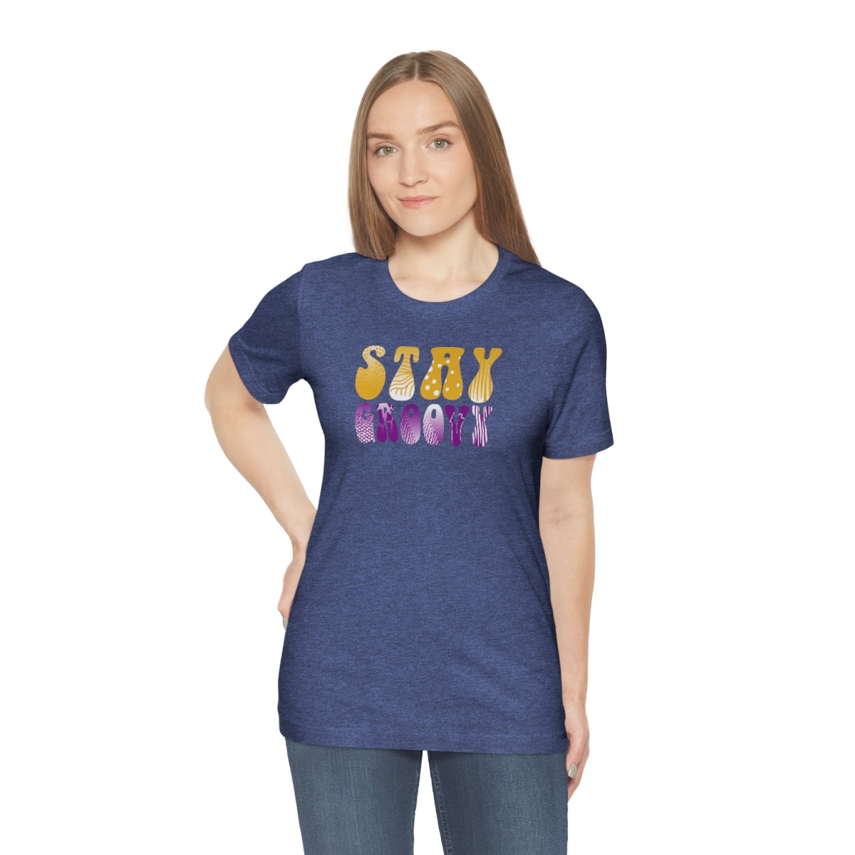 Stay Groovy Unisex Jersey Short Sleeve Tee