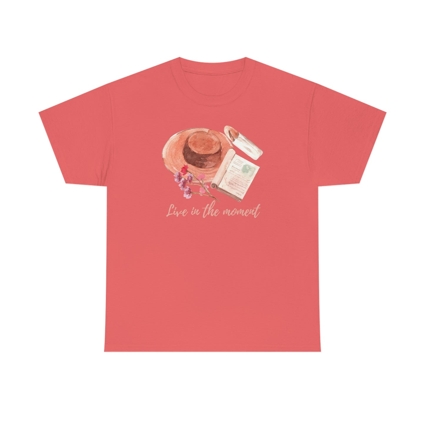 "Live in the Moment" Unisex Heavy Cotton Tee