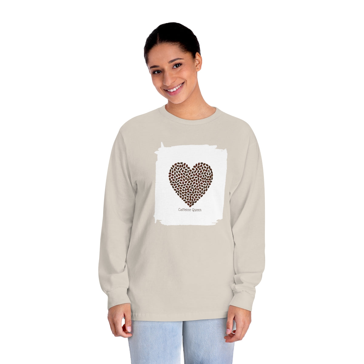 "Caffeine Queen" Unisex Classic Long Sleeve T-Shirt