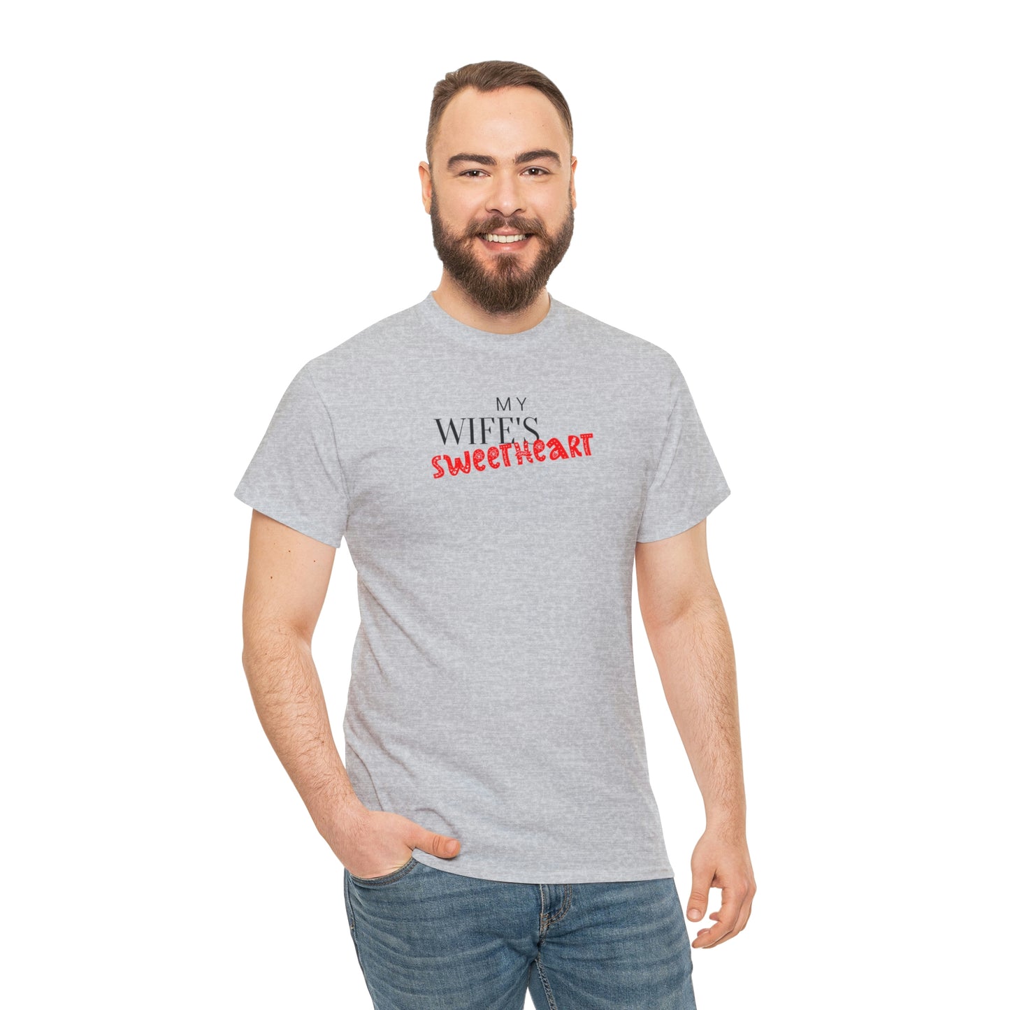 "My Wife's Sweetheart" Unisex Heavy Cotton Tee