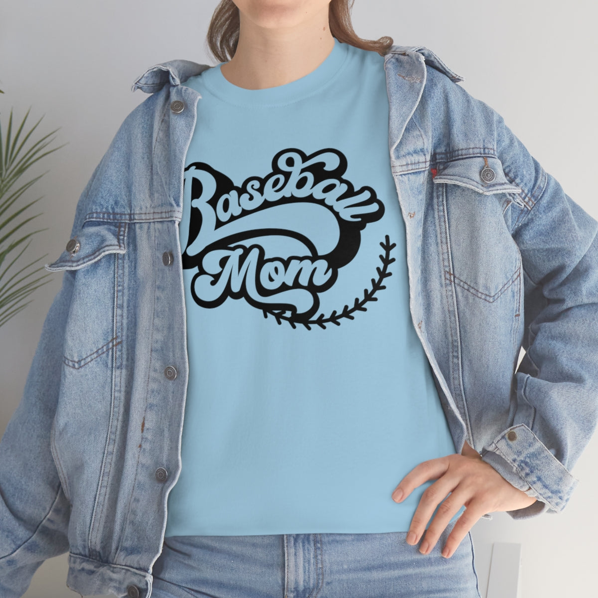 "Baseball Mom" Unisex Heavy Cotton Tee