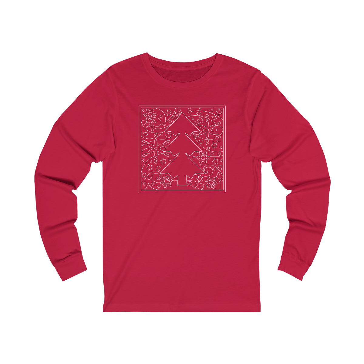 "Christmas Tree" Unisex Jersey Long Sleeve Tee
