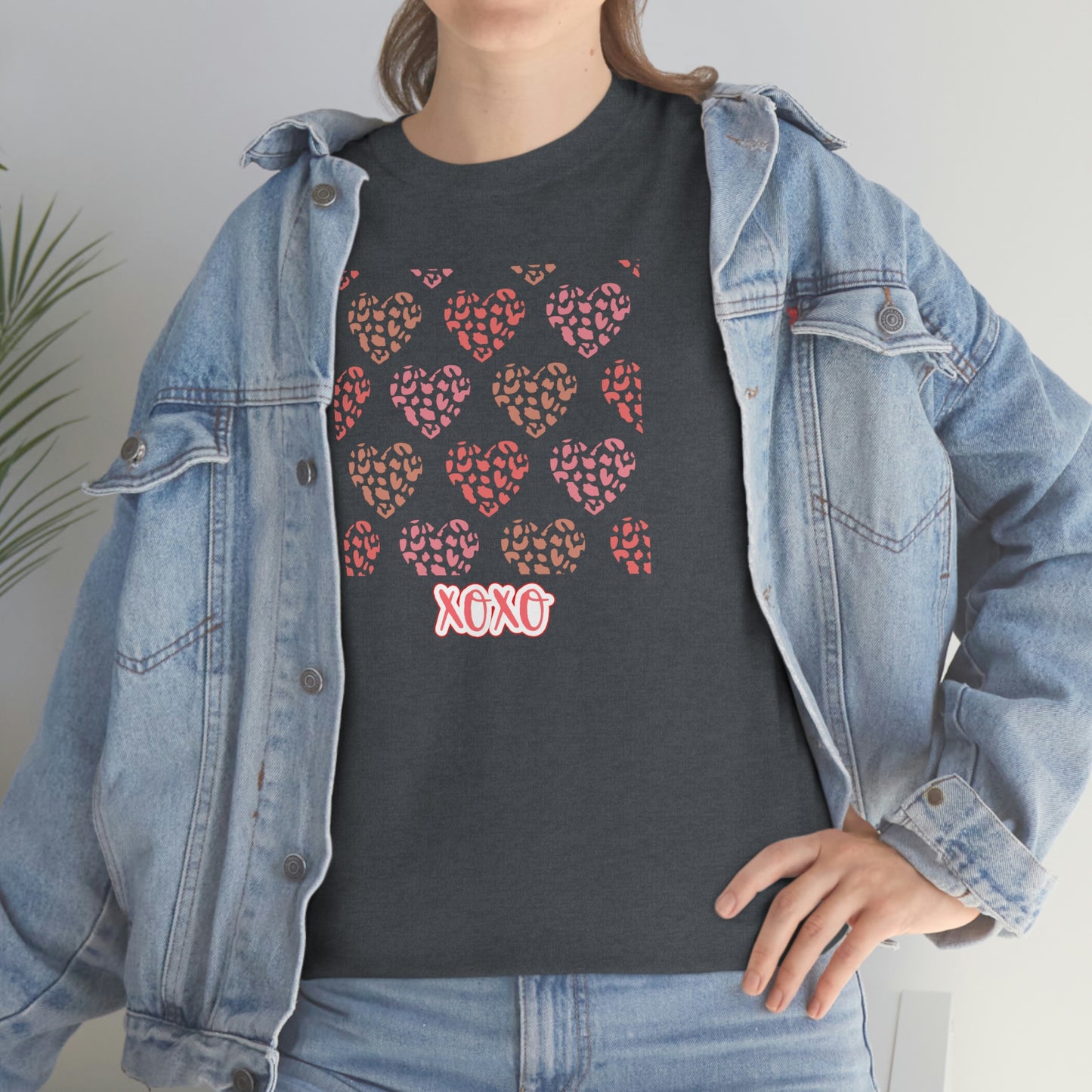 "XOXO Hearts" Unisex Heavy Cotton Tee