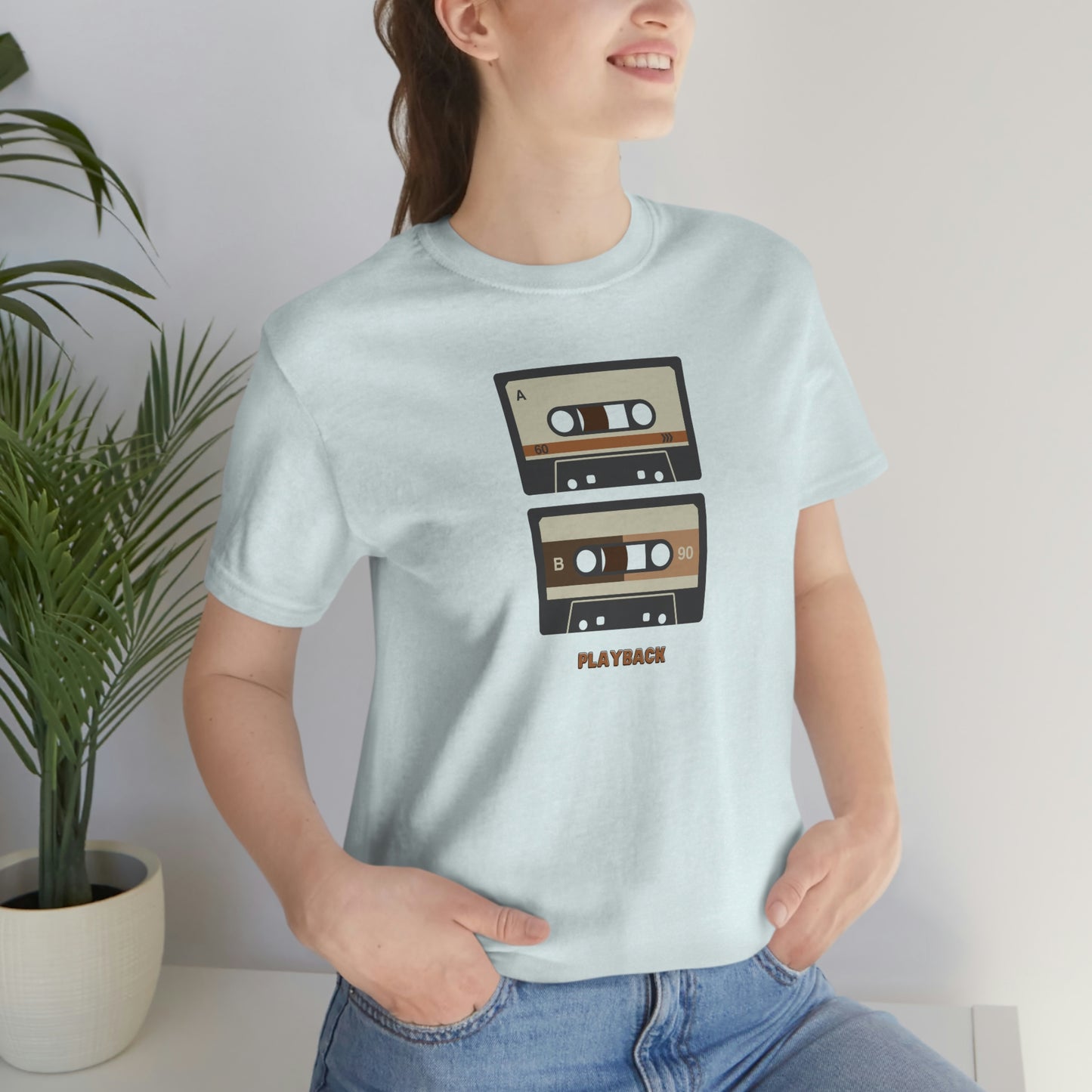 "Playback" Unisex Jersey Short Sleeve Tee
