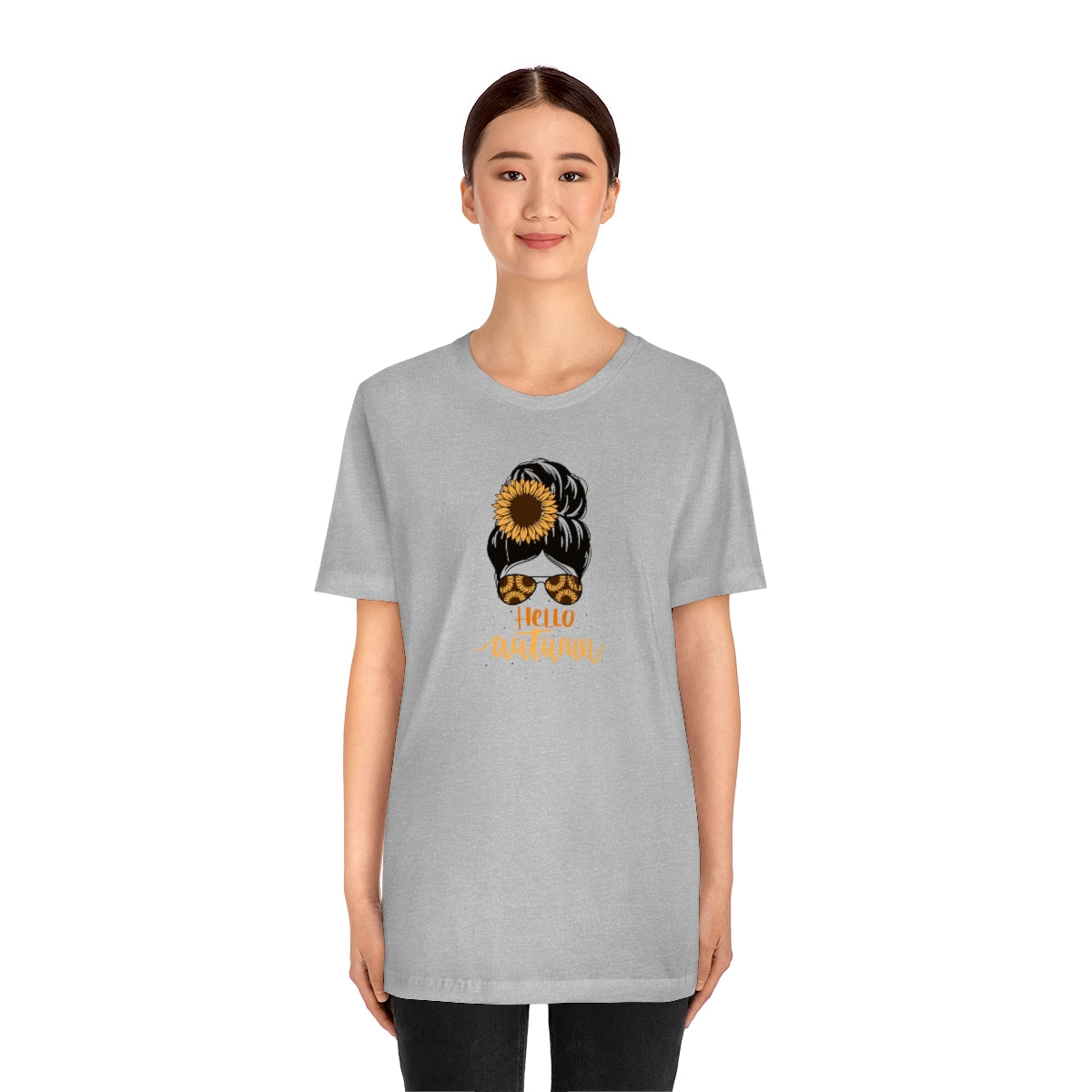 "Hello Autumn" Unisex Jersey Short Sleeve Tee
