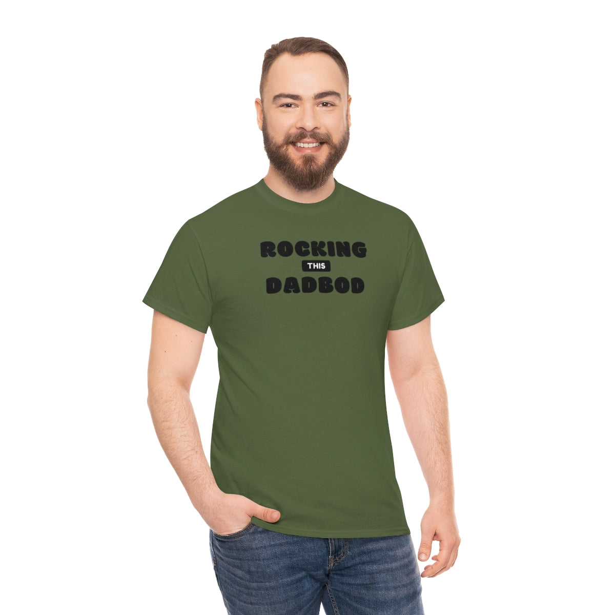 "Rocking Dad Bod" Unisex Heavy Cotton Tee