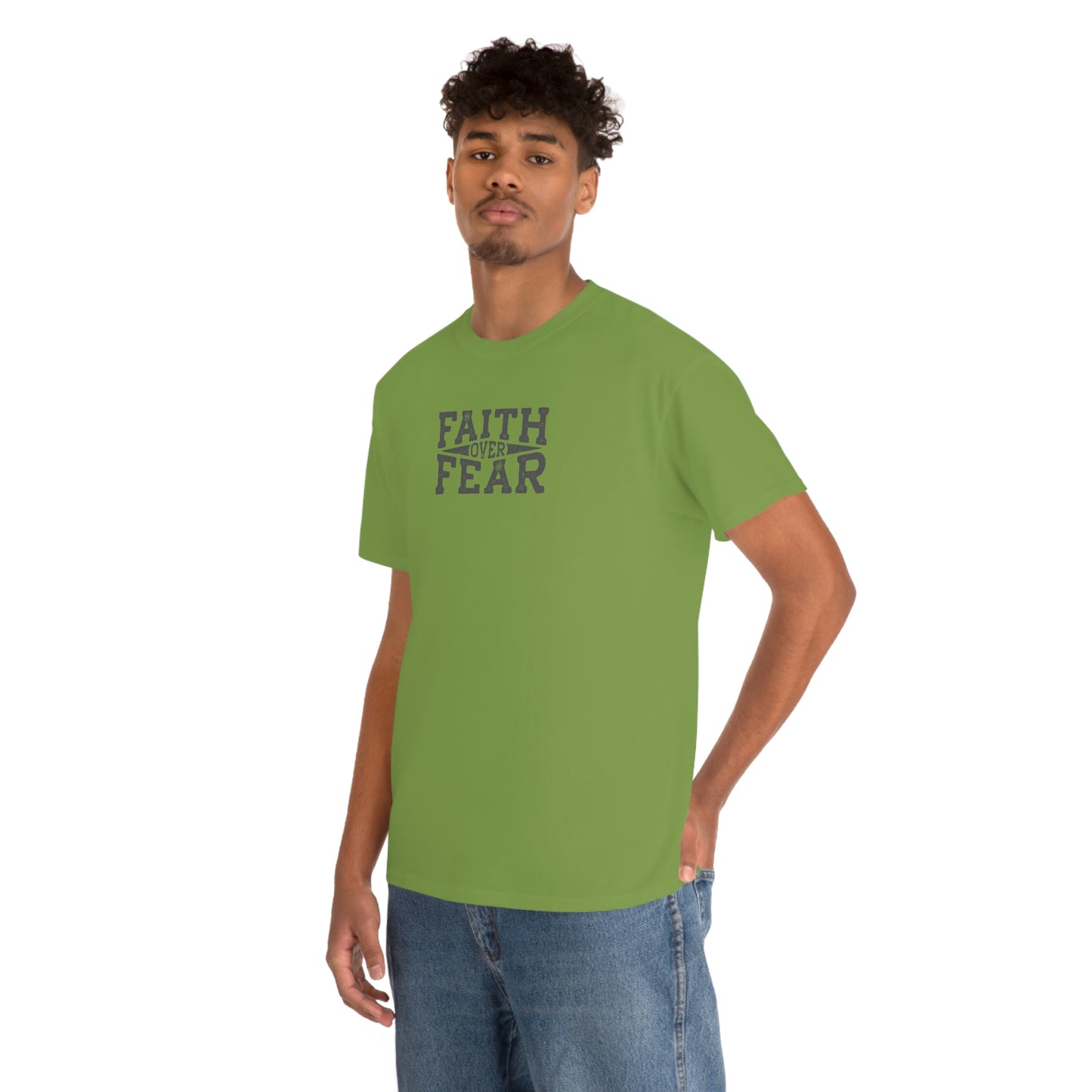 "Faith Over Fear" Unisex Heavy Cotton Tee